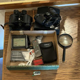 Binoculars and Assorted Electronic Accessories - thumbnail 1 of 3