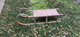 Wooden Sled with Woven Seat - thumbnail 1 of 3