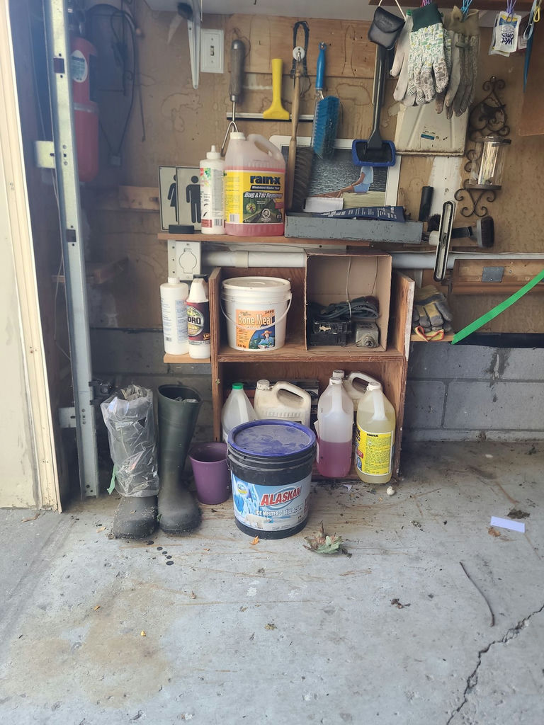 Assorted Garage Tools, Hardware, and Cleaning Supplies - image 5 of 13