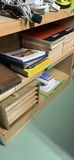 Wooden Storage Organizers and Assorted Magazines - thumbnail 1 of 4
