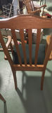 2 Wooden Armchair with Upholstered Seat - thumbnail 4 of 5
