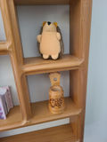 Wooden Wall Display Shelf with Decor Figurines - thumbnail 4 of 5