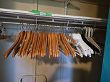 Wooden and Plastic Clothes Hangers with Folding Step Stool and Wooden stand - thumbnail 3 of 5
