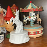 Assorted Figurines and Carousel Music Box - thumbnail 2 of 2