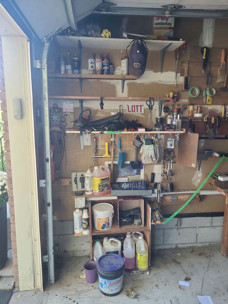Assorted Garage Tools, Hardware, and Cleaning Supplies - image 6 of 13
