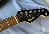 Green Sunburst Strat-Style Electric Guitar with Chromacast Gig Bag - thumbnail 2 of 5