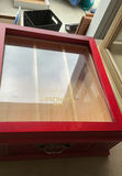 Wood & Glass Display Wall Cabinet, Etc - thumbnail 4 of 4