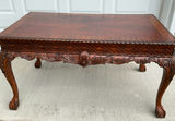 Beautiful Wood Carved Legs Square Table - thumbnail 1 of 6