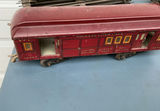 Vintage American Flyer Lines red passenger train cars with track - thumbnail 7 of 13