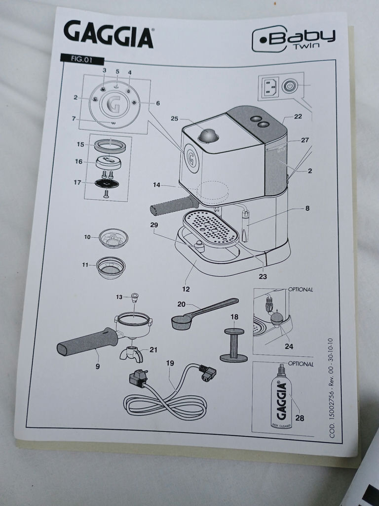 Gaggia Baby Twin Espresso Machine - image 3 of 5