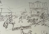 Framed and signed Charles Russell Litho - thumbnail 5 of 6