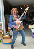 Red electric guitar with Line 6 Spider IV 15 amplifier - thumbnail 1 of 11