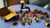Unique wooden chess set and assorted wooden toys - thumbnail 1 of 7
