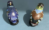 Vintage advertising signs, cloisonne bird figurines, and mug - thumbnail 4 of 6