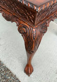 Beautiful Wood Carved Legs Square Table - thumbnail 3 of 6