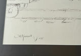 Framed and signed Charles Russell Litho - thumbnail 2 of 6