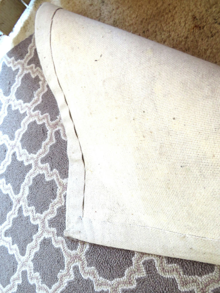 4x6 cotton area rug gray and white diamond pattern - image 3 of 4