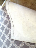 4x6 cotton area rug gray and white diamond pattern - thumbnail 3 of 4