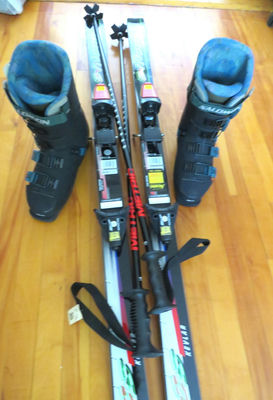 Salomon Syncro Pair of Skis with Ski Poles and Evolution 7.1 Boots - Image 1 of 19