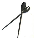 Krenit MCM Green and Black Bowl with Salad Tongs - thumbnail 6 of 6