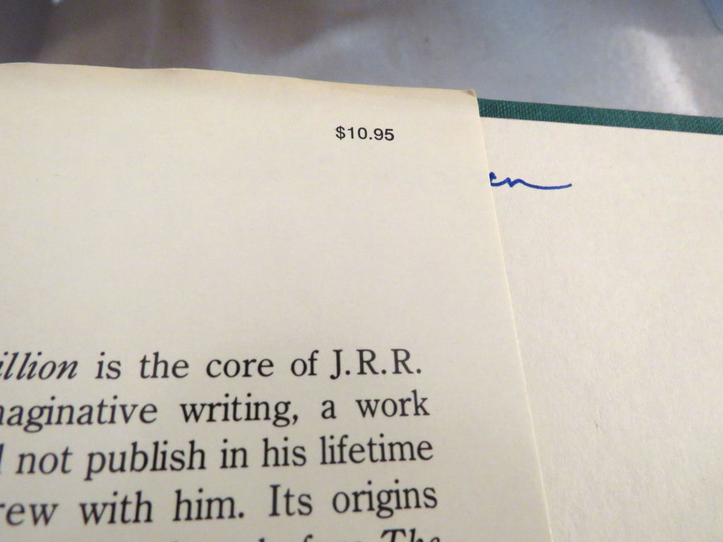 The Silmarillion with Map First Edition First Printing JRR Tolkien - image 4 of 8