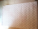 Beige Diamond Pattern Small Area Rug - thumbnail 1 of 3