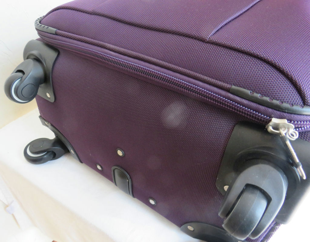Purple Samsonite Luggage with Wheels - image 6 of 6