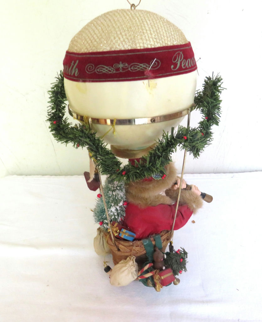 KSA Kurt Adler Santa in Hot Air Balloon 14" - image 5 of 5