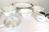 Large Lot of Sunflower Corningware Casserole Dishes - thumbnail 4 of 5