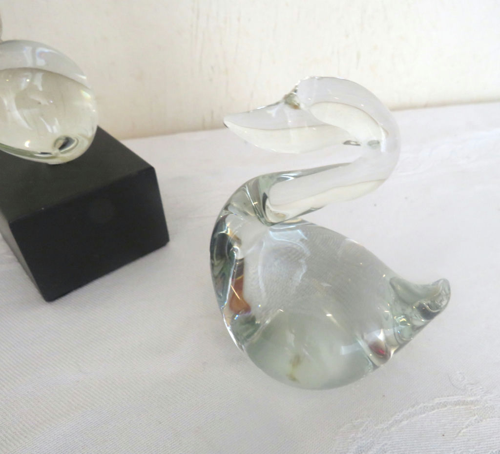 Lot of Glass Decor Mini Animals Heart Fruit - image 3 of 9