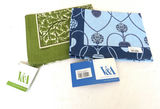 2 New Ulster Weavers Linen Tea Towels Green and Blue - thumbnail 1 of 6
