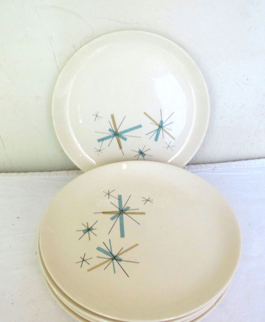 7 Vintage MCM Salem North Star plates - image 1 of 6