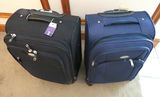 2 Samsonite Medium Black & Navy Carry On Suitcases - thumbnail 2 of 7