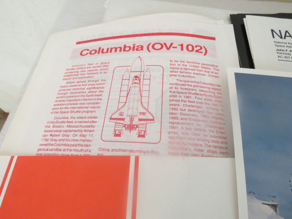 Vintage NASA Space Ephemera Cushion and Pin - image 5 of 6