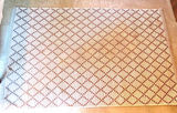 Beige Diamond Pattern Small Area Rug - thumbnail 2 of 3