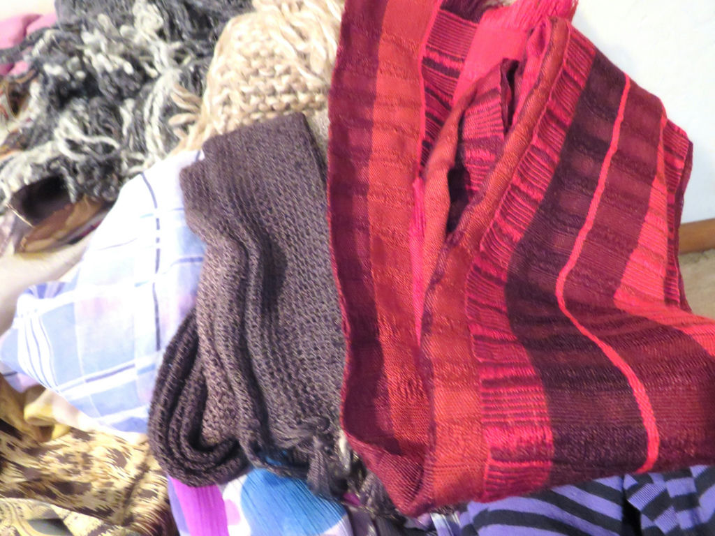 Huge Lot of Women's Scarves Some Designer - image 10 of 13