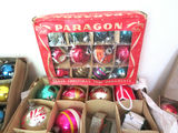 Large Lot of Vintage Christmas Ornaments Glass Porcelain Santas - thumbnail 3 of 18