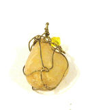 Multi Gemstone Wire Wrapped Necklace with Pendant - thumbnail 4 of 5