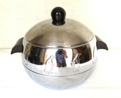Vintage West Bend Penguin Stainless Ice Bucket - Image 1 of 4