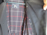Women's Navy Burberry's Plaid Lined Trench Coat Sz 10 Long  - thumbnail 7 of 14