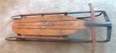 Vintage Flexible Flyer #47 Airline Pursuit Sled - Image 1 of 7
