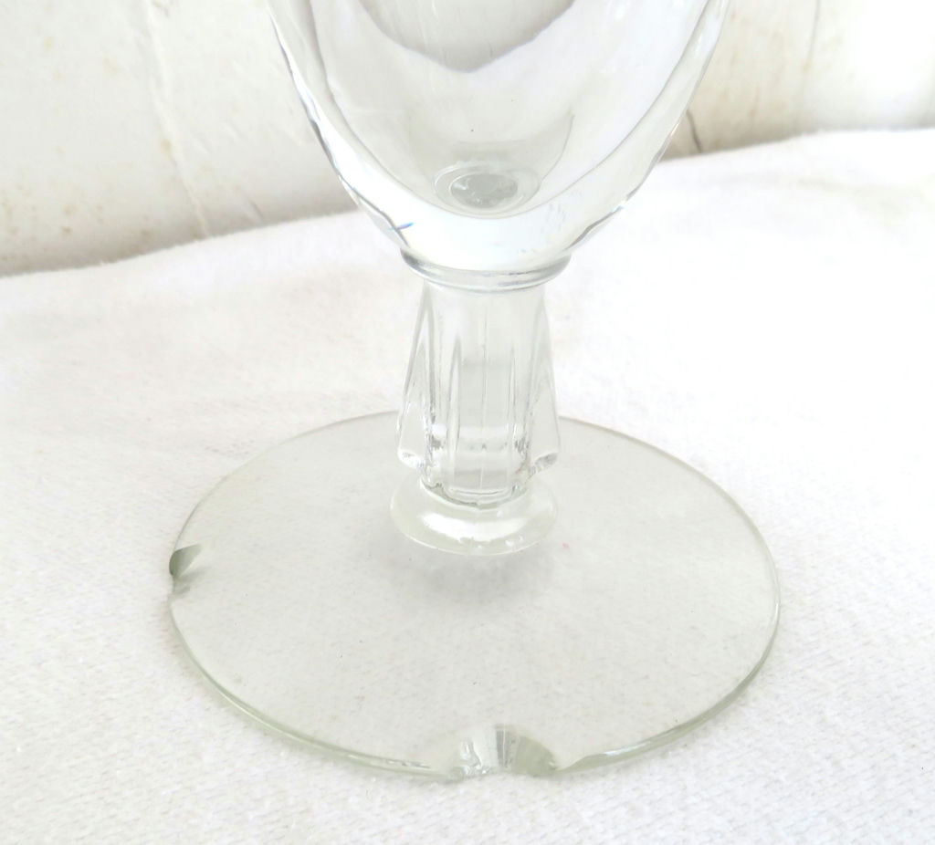 Vintage Libbey Silver Leaf Set of 8 Pisner Glasses - image 4 of 5