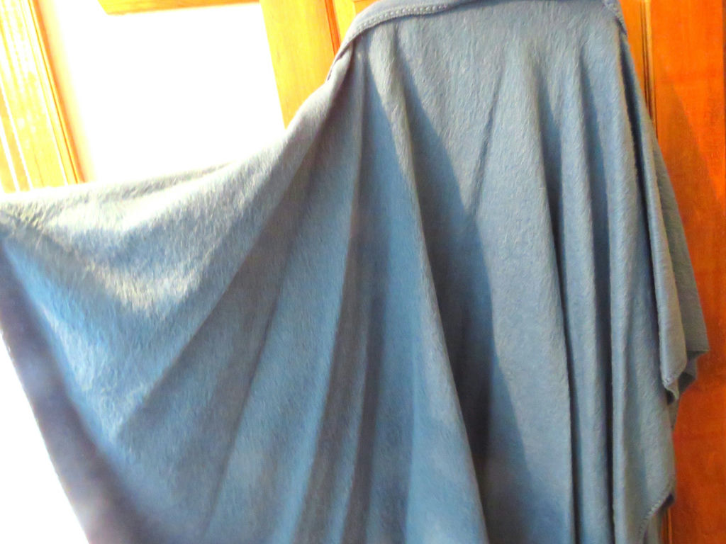 Women's Wool Button Cape with attached Scarf and Pin - image 3 of 7