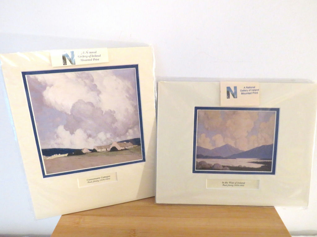 Two Paul Henry Matted Watercolor Prints in Packaging - image 1 of 6