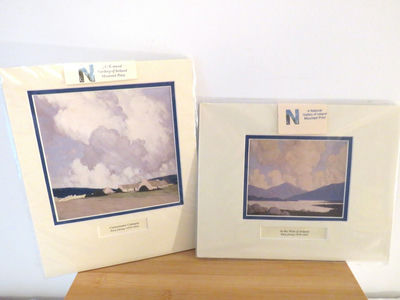 Two Paul Henry Matted Watercolor Prints in Packaging - Image 1 of 6