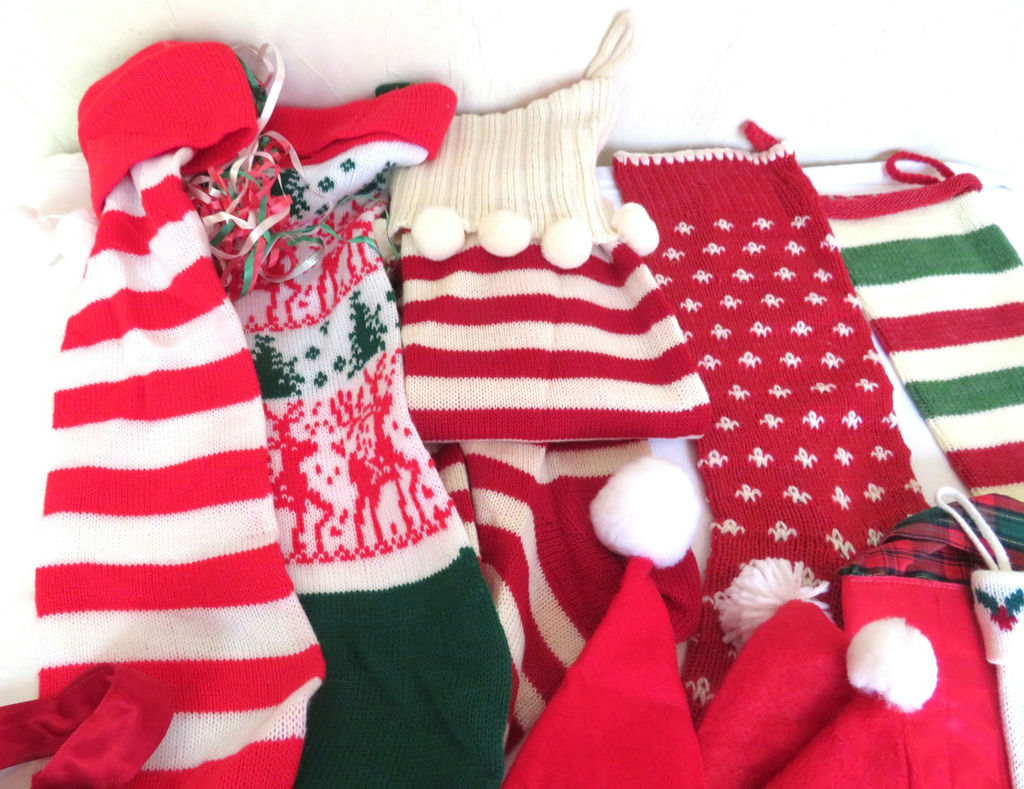 Vintage Christmas Hats Caps and Stockings - image 4 of 7