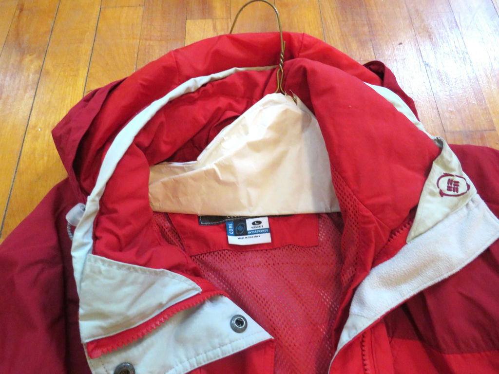 Ladies Red Columbia size L Rain Jacket - image 2 of 4