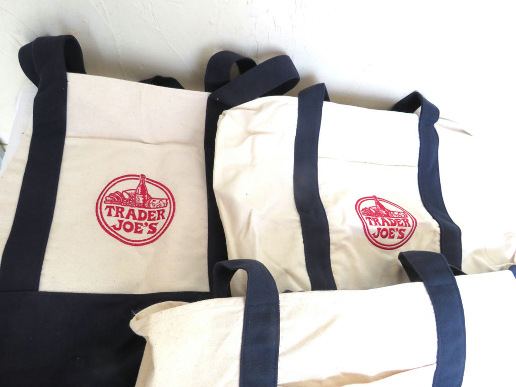 Trio of Trader Joe’s Canvas Totes - image 3 of 5