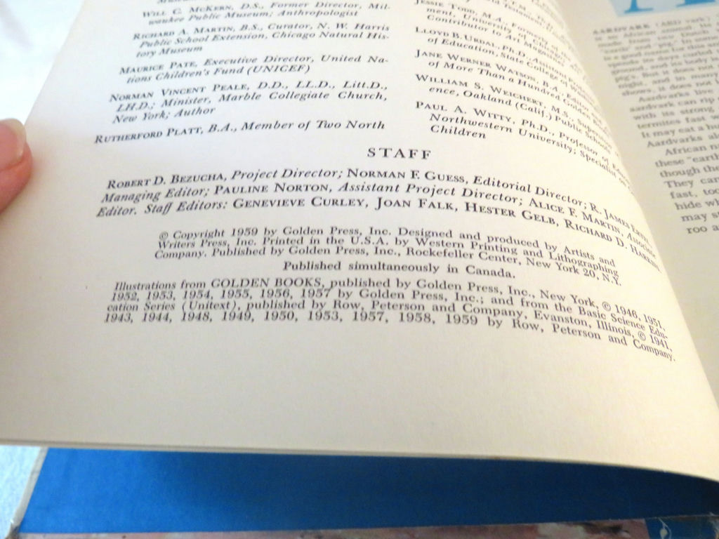 Complete 16 Volume Set of Golden Book Encyclopedia 1959 - image 7 of 8