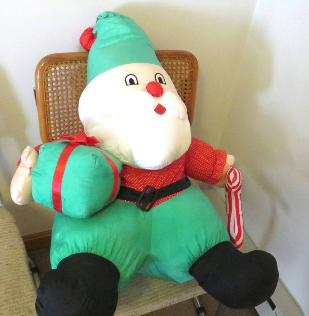 Large Nylon Toy Santa Claus Doll - image 6 of 6